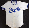 Kansas City Royals Dick Howser Autographed White Jersey PSA/DNA #W06971