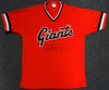 New York Giants Travis Jackson Autographed Red Jersey "NY Giants 1922-36, Hall Of Fame 1982" PSA/DNA #W07958