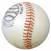 Hank Aaron Autographed Official NL Feeney Baseball Atlanta Braves Vintage Playing Days Signature PSA/DNA #Z32807