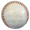 Willie Mays Autographed NL Giles Baseball San Francisco Giants "Best Wishes" 1950's Vintage Signature PSA/DNA #Z05624