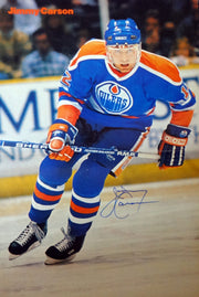 Jimmy Carson Autographed Magazine Poster Photo Edmonton Oilers PSA/DNA #U93725