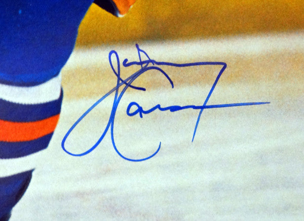 Jimmy Carson Autographed Magazine Poster Photo Edmonton Oilers PSA/DNA #U93725