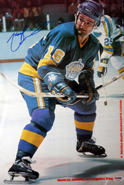 Marcel Dionne Autographed Magazine Poster Photo Los Angeles Kings PSA/DNA #U93890