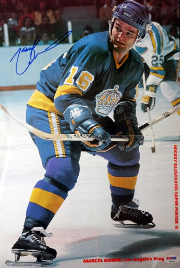 Marcel Dionne Autographed Magazine Poster Photo Los Angeles Kings PSA/DNA #U93890
