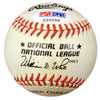 Mike Sandlock Autographed Official NL Baseball Brooklyn Dodgers PSA/DNA #Z33299