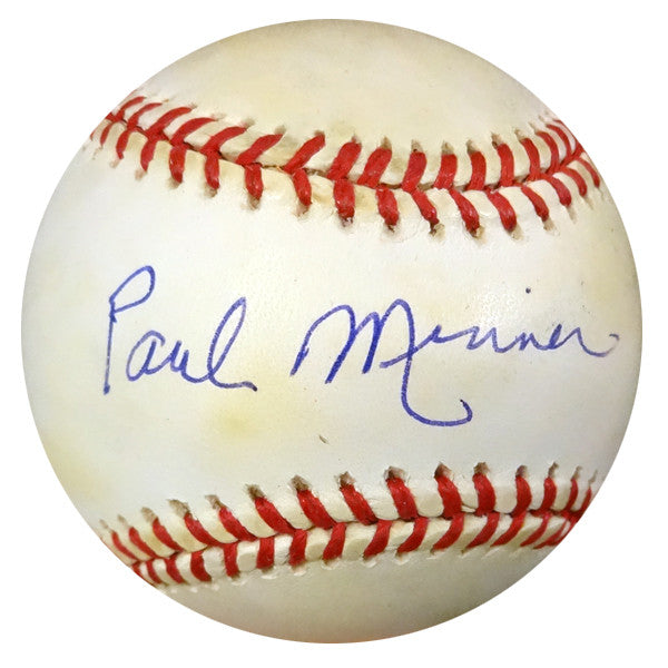 Paul Minner Autographed Official NL Baseball Brooklyn Dodgers PSA/DNA #Z33302
