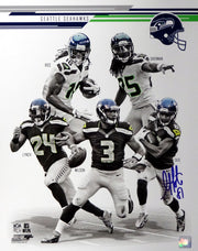 Golden Tate Autographed 16x20 Photo Seattle Seahawks MCS Holo Stock #65562