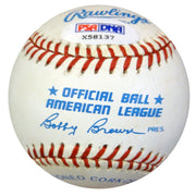 Howie Schultz Autographed Official AL Baseball Brooklyn Dodgers PSA/DNA #X58137