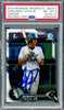 Fernando Tatis Jr. Autographed 2016 Bowman Chrome Rookie Card #BCP17 San Diego Padres PSA 8 Auto Grade Gem Mint 10 PSA/DNA #64992590