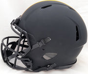 Kenny Pickett Autographed Pittsburgh Steelers Eclipse Black Full Size Authentic Speed Helmet Beckett BAS Witness Stock #207231