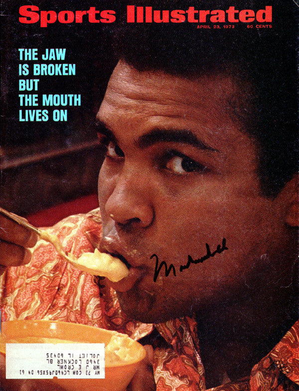 Muhammad Ali Autographed Sports Illustrated Magazine Vintage PSA/DNA #E34591