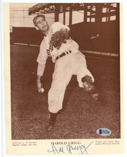 Harold Gregg Autographed 8x10 Magazine Page Photo Brooklyn Dodgers Beckett BAS #F21305