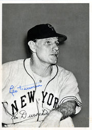 Leo Durocher Autographed 6.5x9 Photo Picture Pack 1948 New York Giants Beckett BAS #F98280