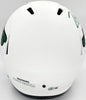 Zach Wilson Autographed New York Jets Lunar Eclipse White Full Size Replica Speed Helmet Beckett BAS QR Stock #194728