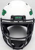 Zach Wilson Autographed New York Jets Lunar Eclipse White Full Size Replica Speed Helmet Beckett BAS QR Stock #194728