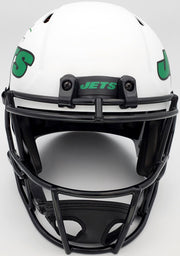 LaDainian Tomlinson Autographed New York Jets Lunar Eclipse White Full Size Replica Speed Helmet "HOF 17" Beckett BAS QR Stock #193847