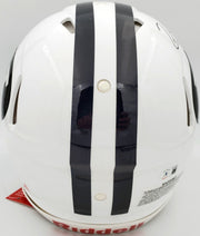Zach Wilson Autographed BYU Cougars White Full Size Authentic Speed Helmet Beckett BAS QR Stock #193494