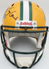 Trey Lance Autographed North Dakota State Bison Yellow Full Size Replica Speed Helmet Beckett BAS Stock #191978