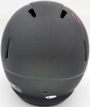 Devonta Smith Autographed Alabama Crimson Tide Eclipse Black Full Size Replica Speed Helmet "Heisman 2020" Beckett BAS Stock #191976