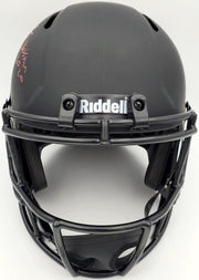 Devonta Smith Autographed Alabama Crimson Tide Eclipse Black Full Size Replica Speed Helmet "Heisman 2020" Beckett BAS Stock #191976