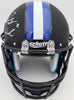 Zach Wilson Autographed BYU Cougars Matte Black Schutt Full Size Replica Helmet Beckett BAS Stock #191106