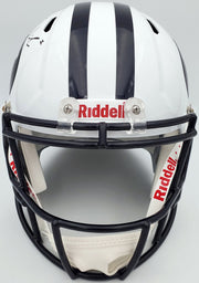 Zach Wilson Autographed BYU Cougars White Full Size Replica Speed Helmet Beckett BAS Stock #191105
