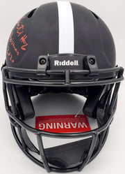 Devonta Smith Autographed Alabama Crimson Tide Eclipse Black Full Size Speed Authentic Helmet "Heisman 2020" Beckett BAS Stock #189558