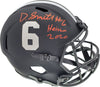 Devonta Smith Autographed Alabama Crimson Tide Eclipse Black Full Size Speed Replica Helmet "Heisman 2020" Beckett BAS Stock #189557