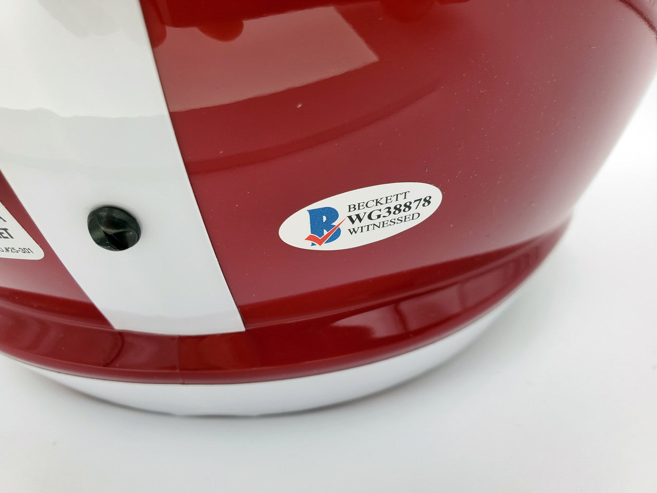 Devonta Smith Autographed Alabama Crimson Tide Full Size Speed Replica Helmet "Heisman 2020" Beckett BAS Stock #189555