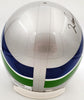 Warren Moon Autographed Seattle Seahawks Full Size Gray Replica Throwback Helmet "HOF 06" MCS Holo Stock #187028