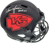 Warren Moon Autographed Kansas City Chiefs Eclipse Black Full Size Speed Replica Helmet "HOF 06" MCS Holo Stock #187026