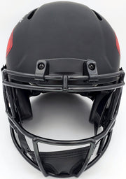 Warren Moon Autographed Kansas City Chiefs Eclipse Black Full Size Speed Authentic Helmet "HOF 06" MCS Holo Stock #187025