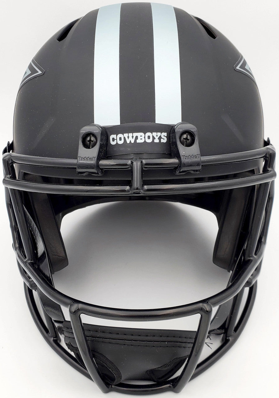 Tony Dorsett Autographed Eclipse Black Dallas Cowboys Full Size Speed Replica Helmet Beckett BAS Stock #185837