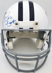Ezekiel Elliott Autographed Dallas Cowboys Thanksgiving Full Size Replica Helmet Beckett BAS Stock #146376