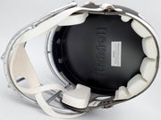 Russell Wilson Autographed Seattle Seahawks Matte Black Speed Full Size Replica Helmet In Silver RW Holo Stock #145782