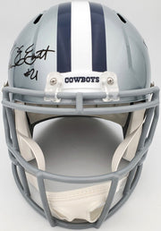 Ezekiel Elliott Autographed Dallas Cowboys Full Size Speed Replica Helmet Beckett BAS Stock #143247