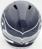 Russell Wilson Autographed Seattle Seahawks Speed Full Size Helmet In Silver RW Holo Stock #113611