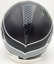 Russell Wilson Autographed Seattle Seahawks Full Size Replica Helmet "SB XLVIII Champs" In Green RW Holo Stock #72372