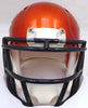 Justin Fields Autographed Orange Flash Speed Mini Helmet Chicago Bears Beckett BAS QR #W176097