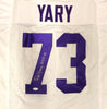 Minnesota Vikings Ron Yary Autographed White Jersey "HOF 01" JSA #WP429590