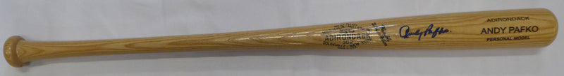 Andy Pafko Autographed Adirondack Bat Chicago Cubs Beckett BAS QR #BM00454