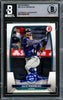 Julio Rodriguez Autographed 2023 Bowman Card #96 Seattle Mariners Beckett BAS #16545787