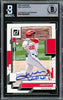 Juan Soto Autographed 2022 Donruss Card #225 Washington Nationals White Beckett BAS #16545835