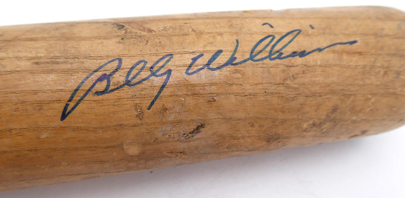 Billy Williams Autographed H & B Bat Chicago Cubs Beckett BAS QR #BW06411