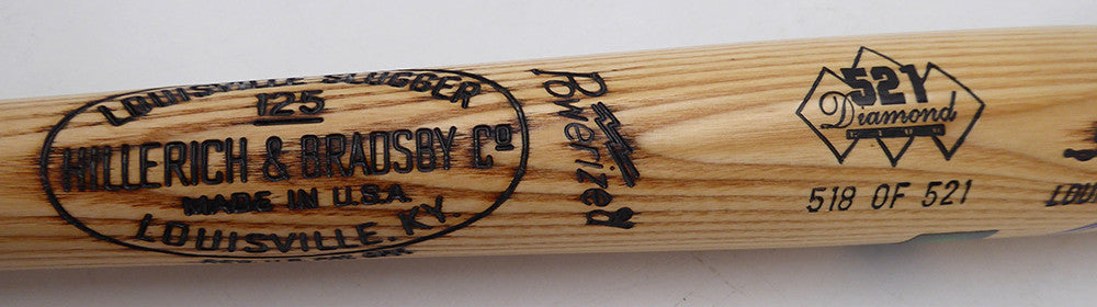 Ted Williams Autographed Louisville Slugger Game Model Bat Boston Red Sox #/521 Beckett BAS QR #AE85506