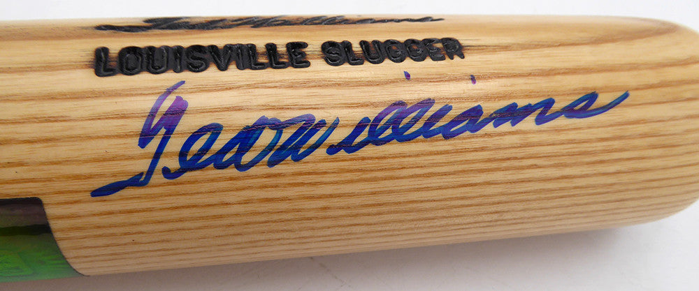 Ted Williams Autographed Louisville Slugger Game Model Bat Boston Red Sox Beckett BAS QR #AE85508