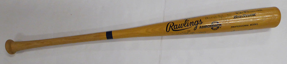 World Series MVP's Autographed Rawlings Bat With 10 Signatures Including Reggie Jackson Beckett BAS QR #AE49010
