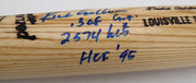 Richie Ashburn Autographed Louisville Slugger Game Model Bat Philadelphia Phillies ".308, 2574 Hits, HOF 95" Beckett BAS QR #BU87105