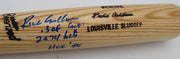 Richie Ashburn Autographed Louisville Slugger Game Model Bat Philadelphia Phillies ".308, 2574 Hits, HOF 95" Beckett BAS QR #BU87105
