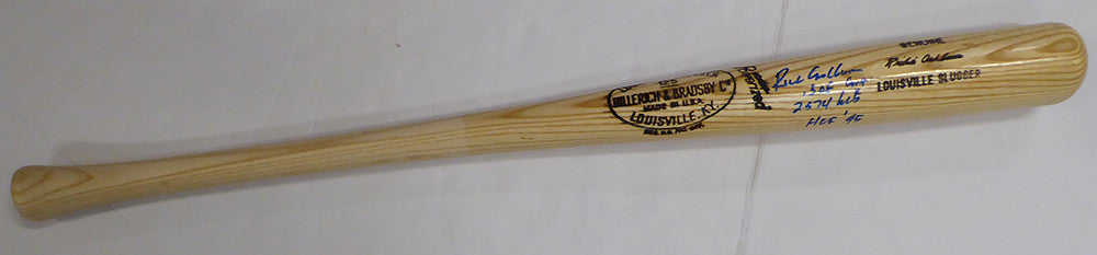 Richie Ashburn Autographed Louisville Slugger Game Model Bat Philadelphia Phillies ".308, 2574 Hits, HOF 95" Beckett BAS QR #BU87105